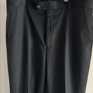 Stafford Men’s Black Dress Pants 36x34 Classic Fit Suit Pants
